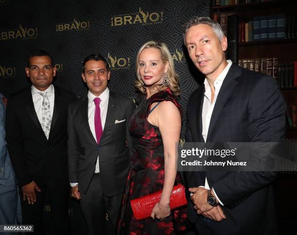 Andy Checo, Gabriel Rivera-Barraza, Yaz Hernández and Barry Mullineaux Attend The 2017 HPRA Bravo Awards at Lotte New York Palace on October 11, 2017...