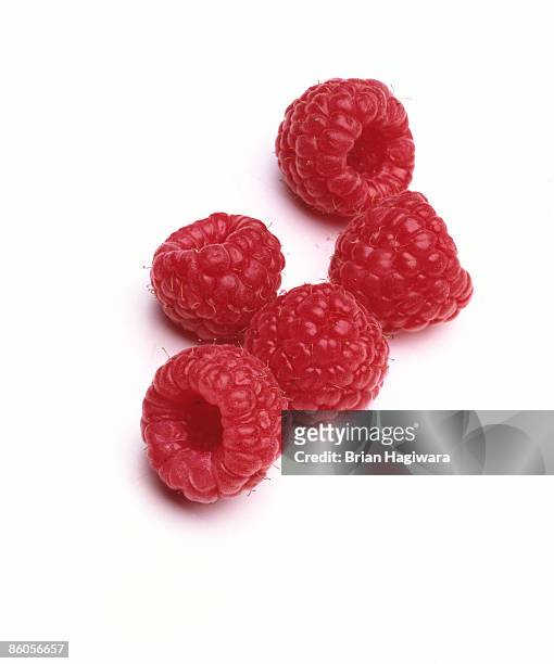 raspberries - raspberry stockfoto's en -beelden