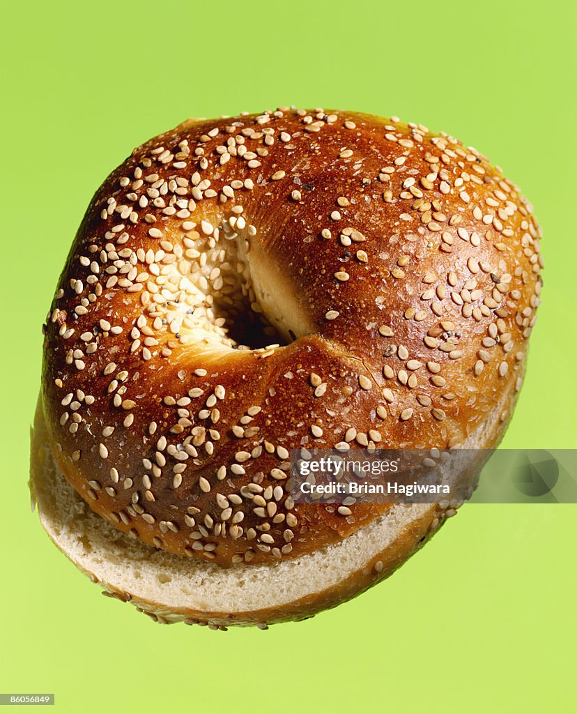 Sesame seed bagel