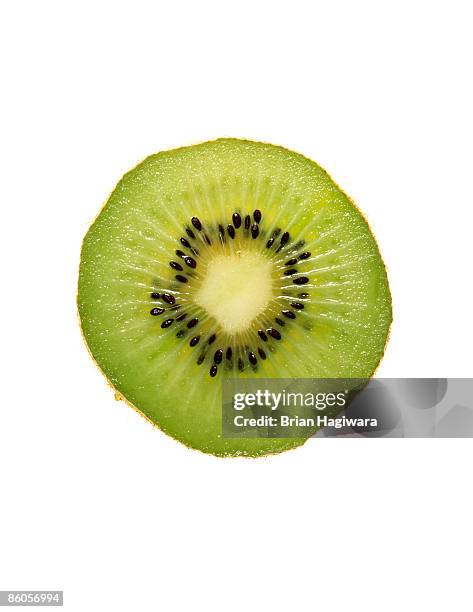 kiwi slice - kiwi fruit stock pictures, royalty-free photos & images