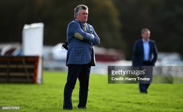 Trainer Paul Nicholls at Exeter Racecourse on October 12, 2017 in Exeter, England.