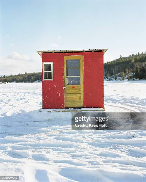 146 Ice Fishing Shack Stock Photos, High-Res Pictures, and Images