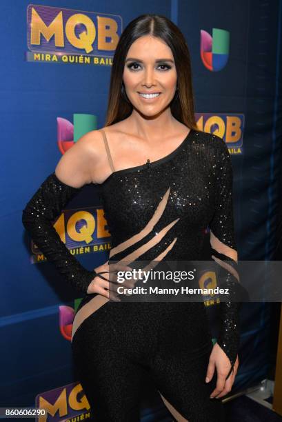 Marlene Favela at Mira Quien Baila Week 4 at Univision Studios on October 8, 2017 in Miami, Florida.