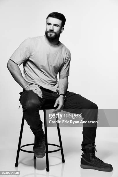 American singer and songwriter Sam Hunt is photographed at the 2017 CMA Festival for Billboard Magazine on June 8, 2017 in Nashville, Tennessee.