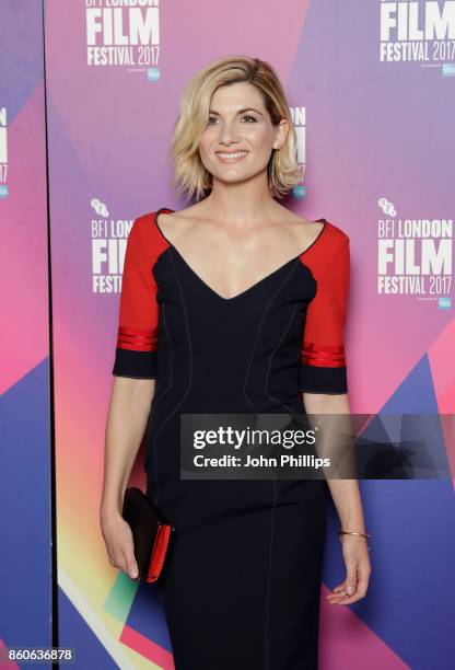 Jodie Whittaker attends a screening "Journey Man" during the 61st BFI London Film Festival on October 12, 2017 in London, England.