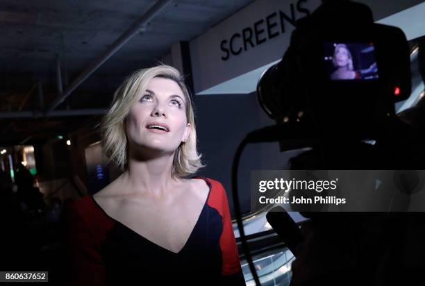 Jodie Whittaker attends a screening "Journey Man" during the 61st BFI London Film Festival on October 12, 2017 in London, England.