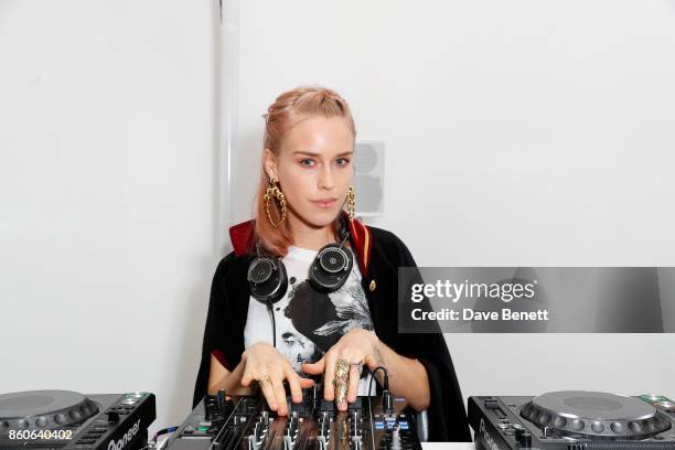 Mary Charteris attends the Travels to My Elephant racer send-off party hosted by Ruth Ganesh, Ben Elliot and Waris Ahluwalia in association with The...