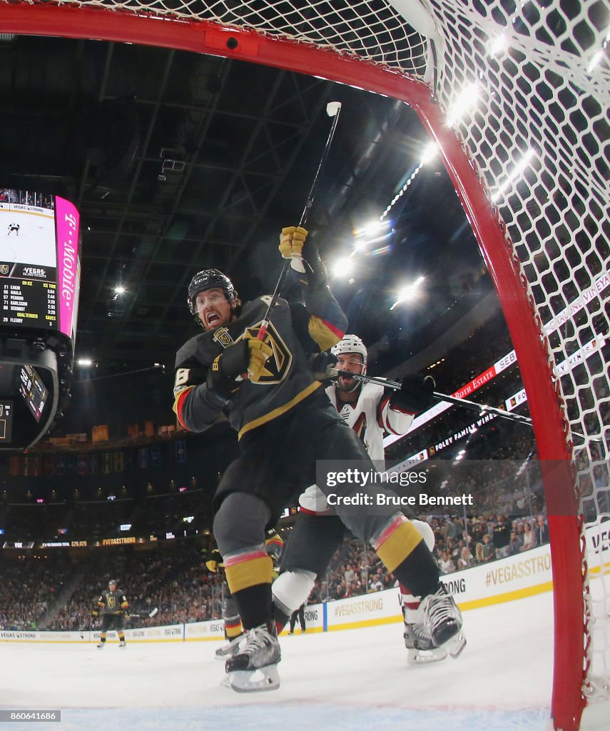 Arizona Coyotes v Vegas Golden Knights