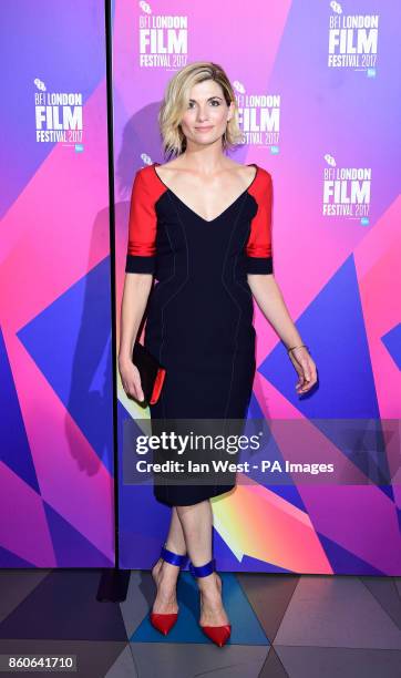 Jodie Whittaker attending a screening of new film Journeyman, during the BFI London Film Festival, at the Picture House Cinema, London.