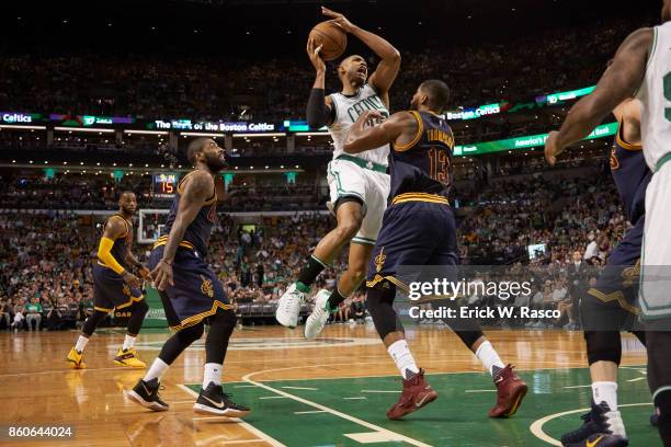 Playoffs: Boston Celtics Al Horford in action vs Cleveland Cavaliers Tristan Thompson at TD Garden. Game 2. Boston, MA 5/19/2017 CREDIT: Erick W....