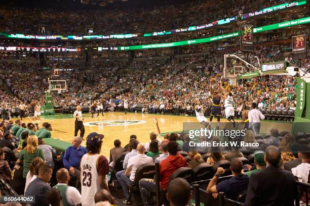 Playoffs: Cleveland Cavaliers Tristan Thompson in action vs Boston Celtics Marcus Smart at TD Garden. Game 2. Boston, MA 5/19/2017 CREDIT: Erick W....