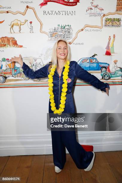 Founder fo Elephant Family Ruth Ganesh attends the Travels to My Elephant racer send-off party hosted by Ruth Ganesh, Ben Elliot and Waris Ahluwalia...