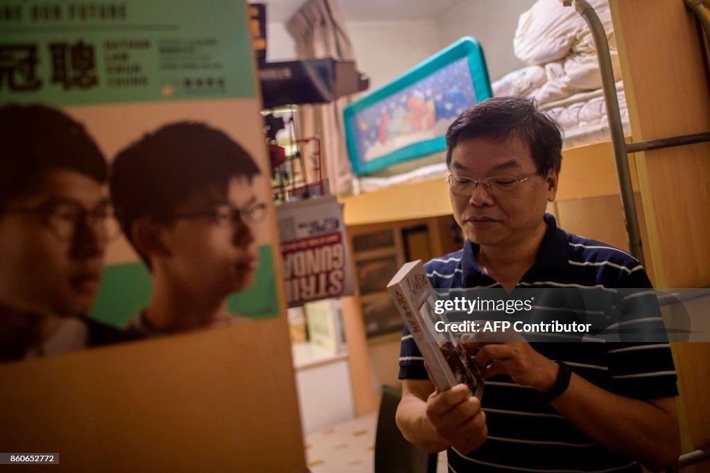 HONG KONG-POLITICS-DEMOCRACY-ACTIVIST-JOSHUA WONG-FATHER