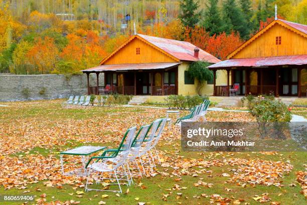 shangri-la in skardu - skardu stock pictures, royalty-free photos & images