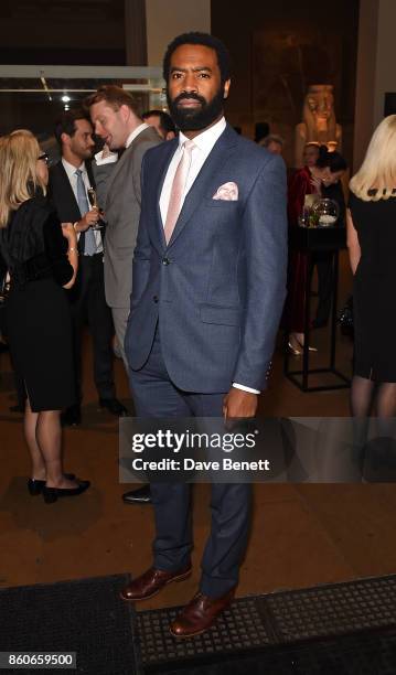 Nicholas Pinnock attends the Montblanc de la Culture Arts Patronage Award for the work of the Genesis Foundation at The British Museum on October 12,...