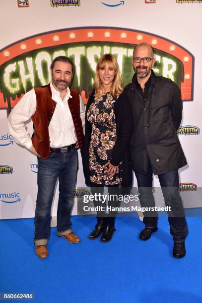Carin C. Tietze, Tommy Krappweis and Tommy Krappweis during the 'Ghostsitter' event at Palais Lenbach on October 12, 2017 in Munich, Germany.