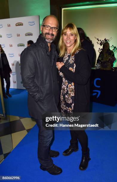Carin C. Tietze and Tommy Krappweis during the 'Ghostsitter' event at Palais Lenbach on October 12, 2017 in Munich, Germany.