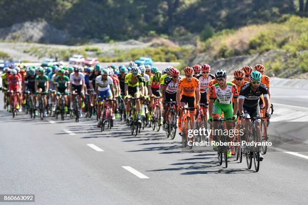 Matteo Pelucchi of BORA Hansgrohe Germany leads the peloton during Stage 3 of the 53rd Presidential Cycling Tour of Turkey 2017, Fethiye to Marmaris...