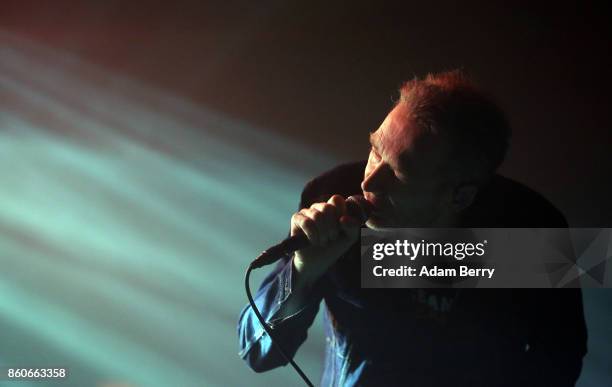 Jim Reid of The Jesus And Mary Chain performs during a concert at Astra on October 12, 2017 in Berlin, Germany.