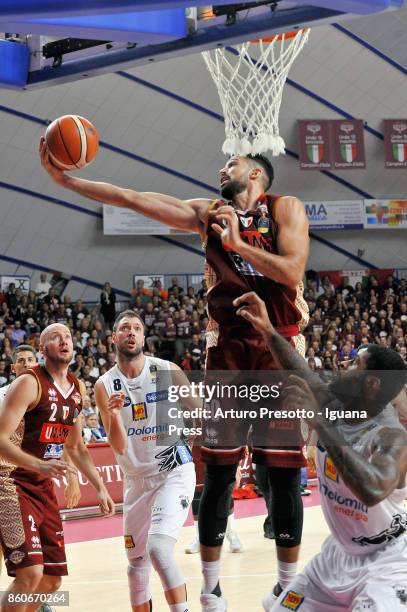 Michael Watt and Hrvoje Peric of Umana competes with Filippo Baldi Rossi and Chane Behanan of Dolomiti Energia during the LBA LegaBasket of Serie A1...