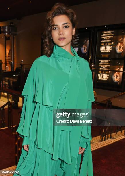 Amber Rose Revah attends the PORTER & Lionsgate UK screening of "Film Stars Don't Die In Liverpool" at Cineworld Leicester Square on October 12, 2017...