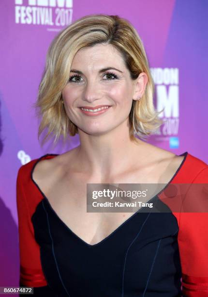 Jodie Whittaker attends a screening "Journeyman" during the 61st BFI London Film Festival at the Picturehouse Central on October 12, 2017 in London,...