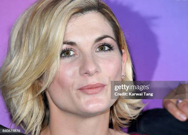 Jodie Whittaker attends a screening "Journeyman" during the 61st BFI London Film Festival at the Picturehouse Central on October 12, 2017 in London,...