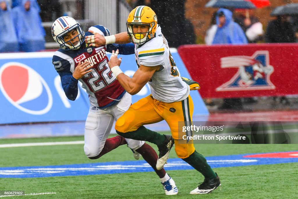 CFL: OCT 09 Edmonton Eskimos at Montreal Alouettes