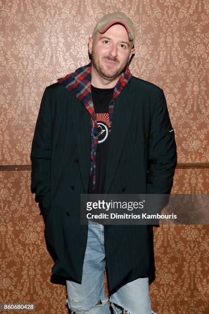 Balenciaga Creative Director Demna Gvasalia attends Vogue's Forces of Fashion Conference at Milk Studios on October 12, 2017 in New York City.
