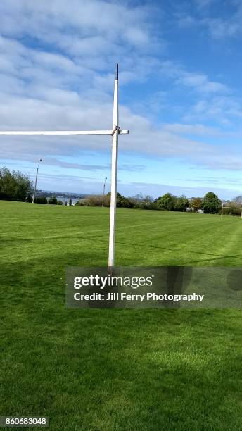 rugby post - rugby posts stock pictures, royalty-free photos & images