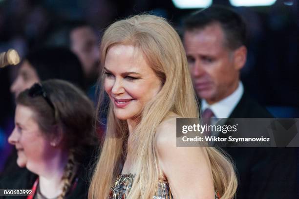 Nicole Kidman arrives for the UK film premiere of 'The Killing of a Sacred Deer' at Odeon Leicester Square during the 61st BFI London Film Festival....