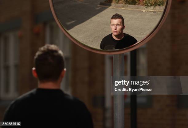 Australian Cricketer Peter Siddle poses during a portrait session in Waterloo on October 11, 2017 in Sydney, Australia.