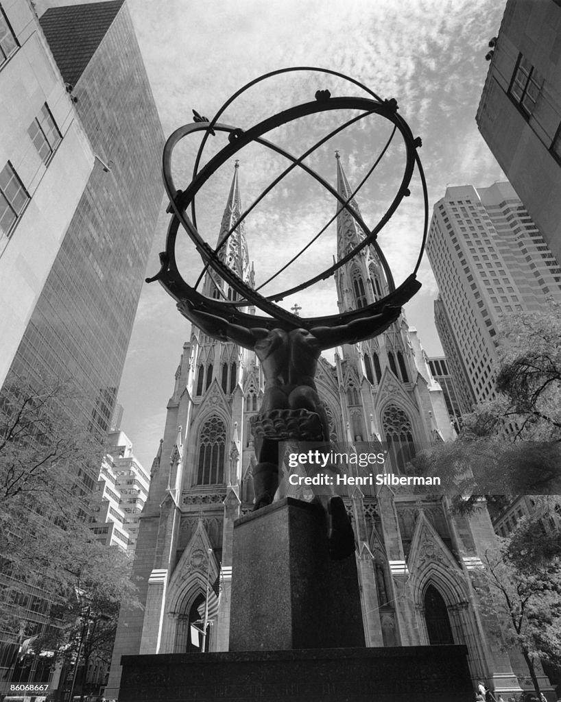 Back of Atlas Statue, New York City