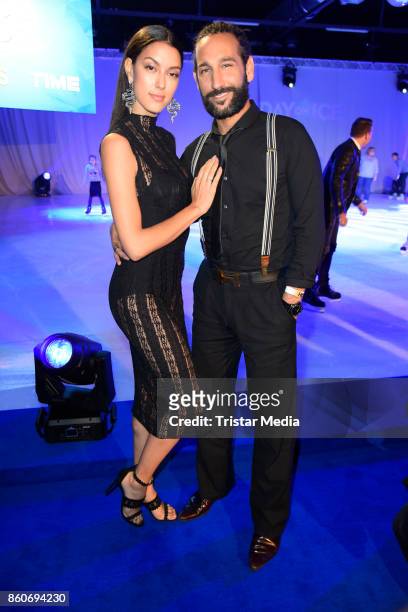 Rebecca Mir and her husband Massimo Sinato during the Holiday on Ice Season Opening 2017/18 at Volksbank Arena on October 12, 2017 in Hamburg,...