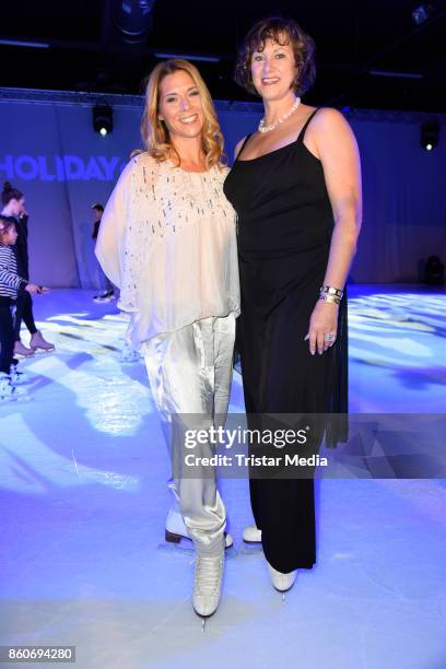 Tanja Szewczenko and Marina Kielmann during the Holiday on Ice Season Opening 2017/18 at Volksbank Arena on October 12, 2017 in Hamburg, Germany.