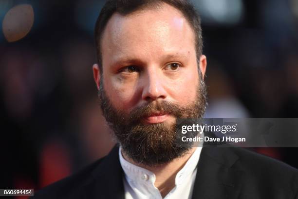 Yorgos Lanthimos attends the Headline Gala Screening & UK Premiere of "Killing of a Sacred Deer" during the 61st BFI London Film Festival on October...