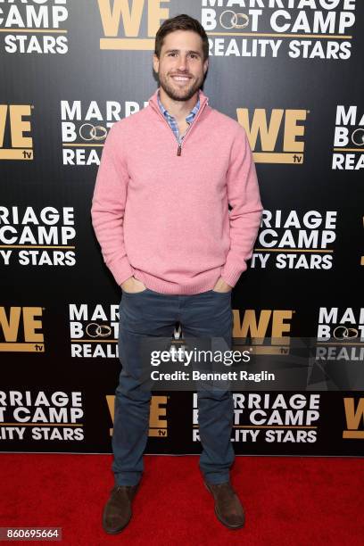 Lane attends the exclusive premiere party for Marriage Boot Camp Reality Stars Season 9 hosted by WE tv on October 12, 2017 in New York City.