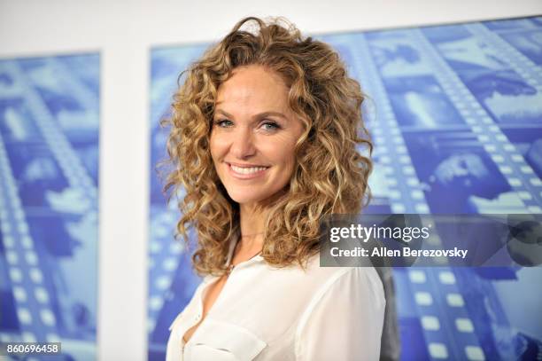 Actress Amy Brenneman attends the Premiere of HBO's "Spielberg" at Paramount Studios on September 26, 2017 in Hollywood, California.