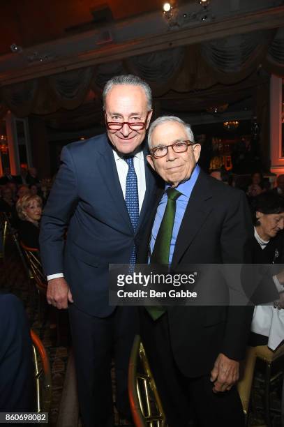 Sen. Charles E. Schumer and Honoree, Owner, Advance Publications Donald Newhouse attend The Association for Frontotemporal Degeneration's Hope Rising...