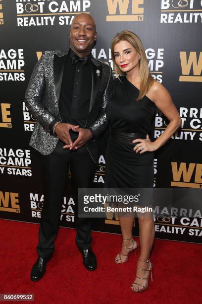 Doctors Ish Major and Venus Nicolino attend the exclusive premiere party for Marriage Boot Camp Reality Stars Season 9 hosted by WE tv on October 12,...