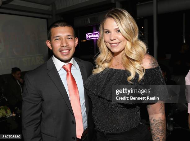 Javi Marroquin and Kailyn Lowry attend the exclusive premiere party for Marriage Boot Camp Reality Stars Season 9 hosted by WE tv on October 12, 2017...