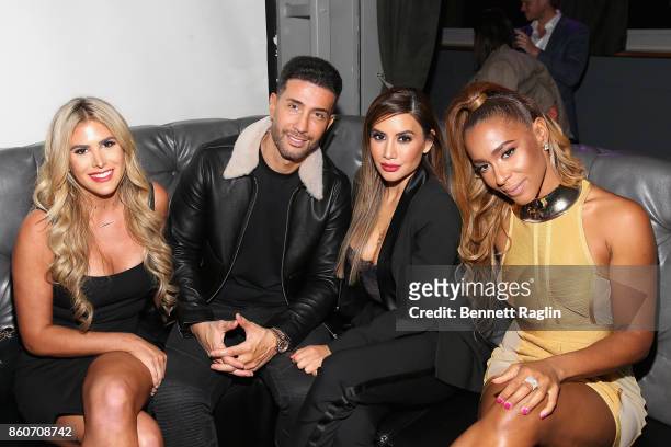 Juelia Kinney, Bobby Panahi, Asifa Mirza and Amina Pankey attend the exclusive premiere party for Marriage Boot Camp Reality Stars Season 9 hosted by...