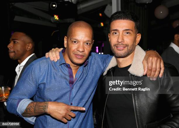 Peter Gunz and Bobby Panahi attend the exclusive premiere party for Marriage Boot Camp Reality Stars Season 9 hosted by WE tv on October 12, 2017 in...