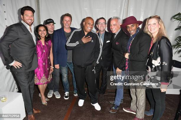 Chef Scott Conant, Chef Maneet Chauhan, Chef Chris Satos, Chef Marc Murphy, Rev. Run, TV personaility Ted Allen, Chef Geoffrey Zakarian, Chef Marcus...