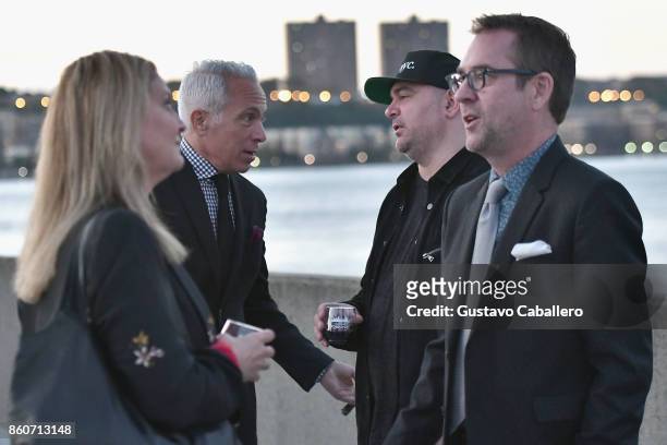 Chefs Amanda Freitag, Geoffrey Zakarian, Chris Santos and Ted Allen attend The Food Network & Cooking Channel New York City Wine & Food Festival...