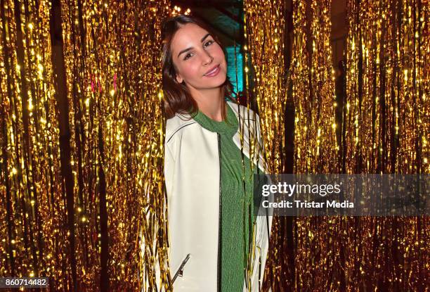 Sila Sahin attends the Amorelie Christmas Calender Launch Dinner on October 12, 2017 in Berlin, Germany.