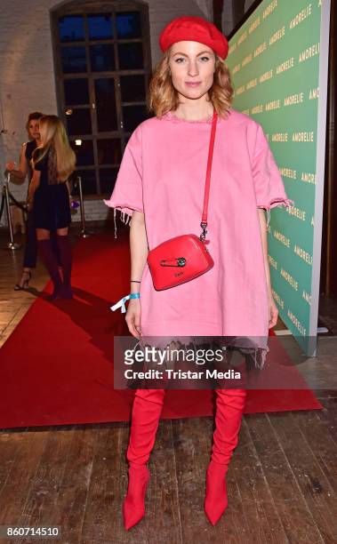 Lisa Banholzer attends the Amorelie Christmas Calender Launch Dinner on October 12, 2017 in Berlin, Germany.
