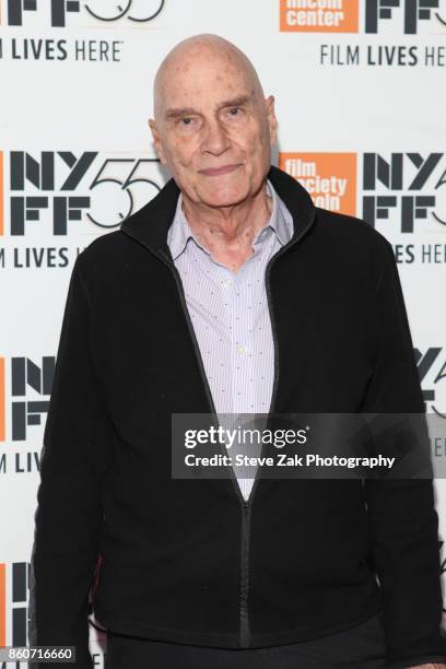 Barbet Schroeder attends the 'Mudbound' screening during the 55th New York Film Festival at Alice Tully Hall on October 12, 2017 in New York City.