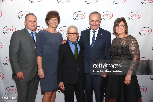 David Zaslav of Discovery Communications, Executive Director, AFTD Susan Dickinson, Owner, Advance Publications Donald Newhouse, Honoree Sen. Charles...
