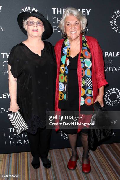 Actresses Sharon Gless and Tyne Daly attend Paley Honors in Hollywood: A Gala Celebrating Women in Television at the Beverly Wilshire Four Seasons...